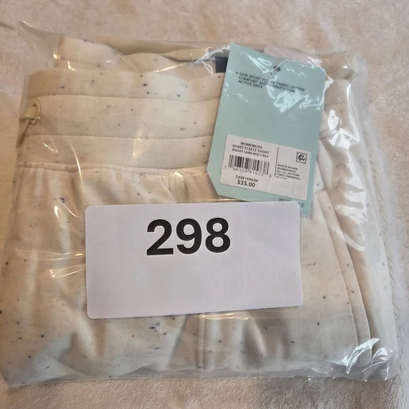 DSG Women's Sport Fleece Mid-Rise Shorts in Bright Sand Nep XS New Running Walk - Picture 10 of 10